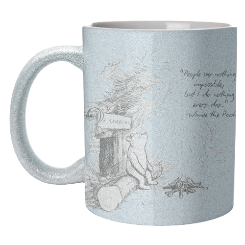 People Say Nothing is Impossible - unique mug by Ms Doodle