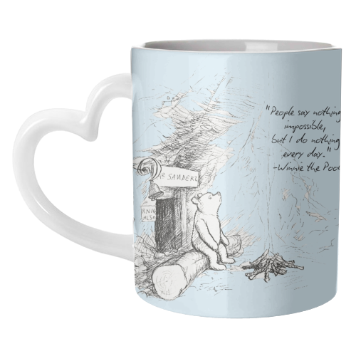 People Say Nothing is Impossible - unique mug by Ms Doodle