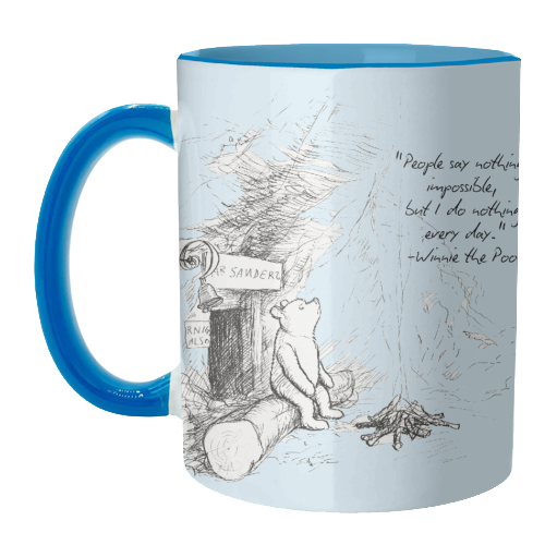 People Say Nothing is Impossible - unique mug by Ms Doodle