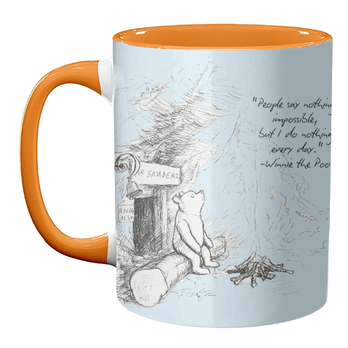 People Say Nothing is Impossible - unique mug by Ms Doodle