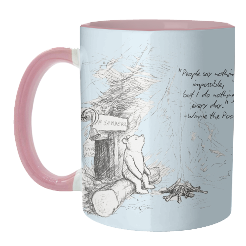 People Say Nothing is Impossible - unique mug by Ms Doodle