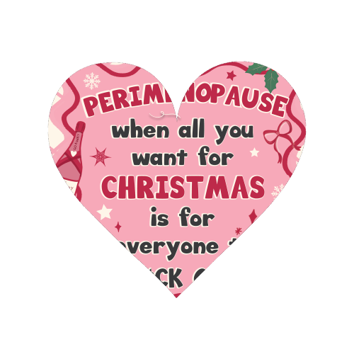 PERIMENOPAUSE CHRISTMAS - oh what joy - now please f*ck off - Magnet by Mad Philomena