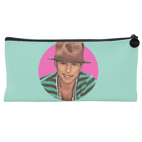 Pharrell - flat pencil case by DOLLY WOLFE