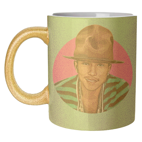 Pharrell - unique mug by DOLLY WOLFE