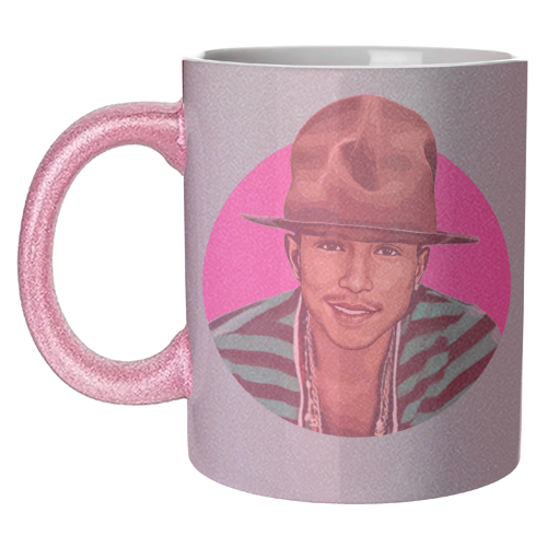 Pharrell - unique mug by DOLLY WOLFE