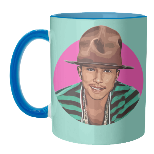 Pharrell - unique mug by DOLLY WOLFE