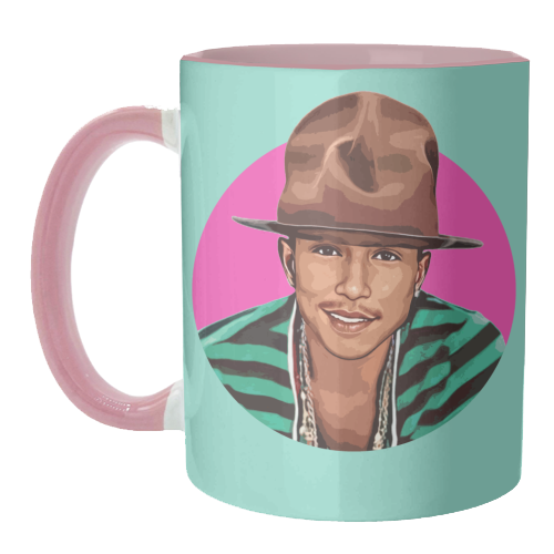 Pharrell - unique mug by DOLLY WOLFE