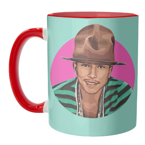 Pharrell - unique mug by DOLLY WOLFE
