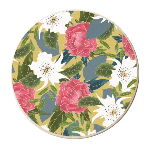 Phulora - personalised beer coaster by Uma Prabhakar Gokhale