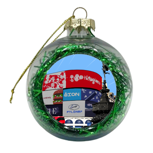 Piccadilly Circus - xmas bauble by Richard O'Neill