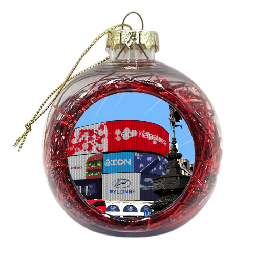 Piccadilly Circus - xmas bauble by Richard O'Neill