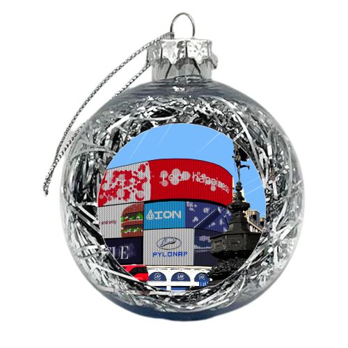 Piccadilly Circus - xmas bauble by Richard O'Neill