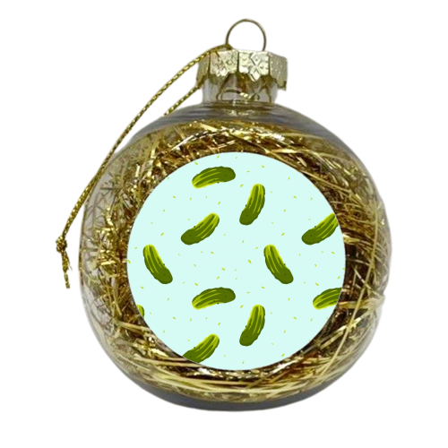 Pickle Me! - xmas bauble by Maggie Sommers