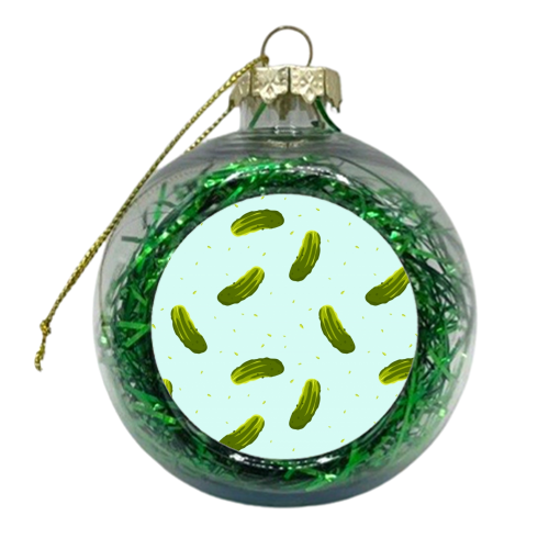 Pickle Me! - xmas bauble by Maggie Sommers