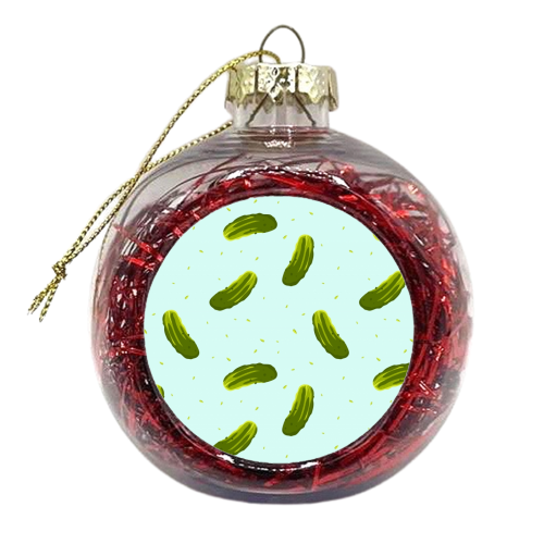 Pickle Me! - xmas bauble by Maggie Sommers