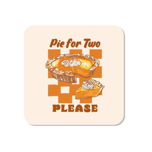 Pie for Two Vintage Dessert Illustration - Magnet by EZbie