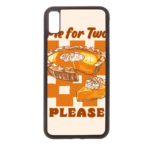 Pie for Two Vintage Dessert Illustration - stylish phone case by EZbie