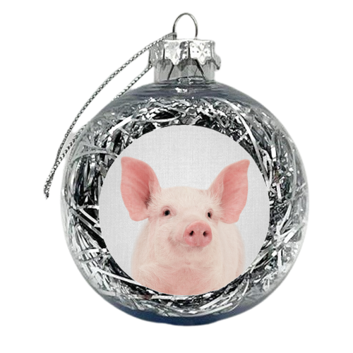 Pig - xmas bauble by Gal Design
