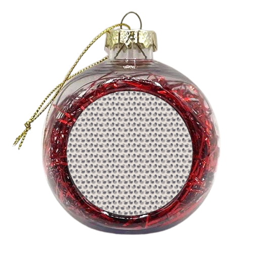Pigeon Pattern - xmas bauble by Claire Stamper