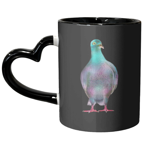 Pigeon - unique mug by MO LEA