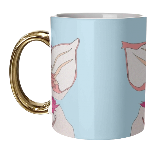 Piggy Stardust - unique mug by Casey Rogers