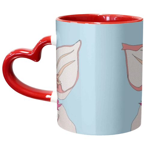 Piggy Stardust - unique mug by Casey Rogers