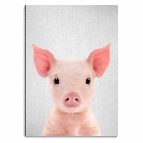 Piglet - Colorful - personalised A4, A5, A6 notebook by Gal Design