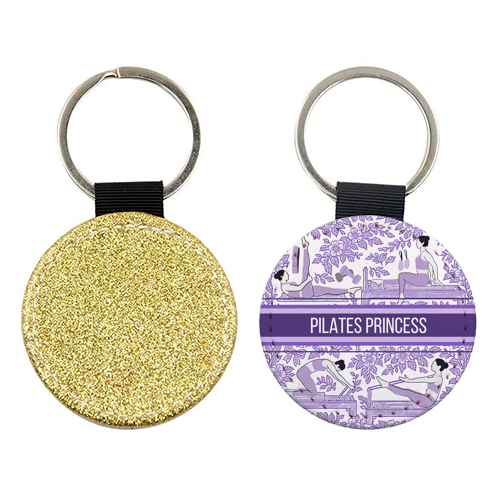 PILATES PRINCESS - keyring by Lilly Rose
