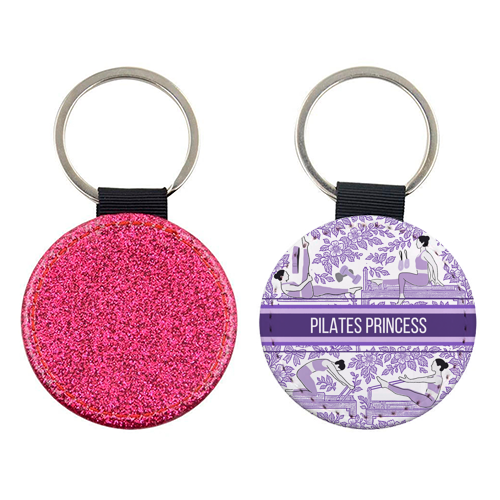 PILATES PRINCESS - keyring by Lilly Rose