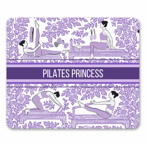 PILATES PRINCESS - mouse mat by Lilly Rose