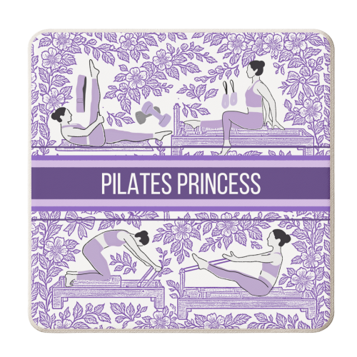 PILATES PRINCESS - personalised beer coaster by Lilly Rose