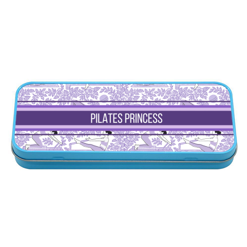 PILATES PRINCESS - tin pencil case by Lilly Rose
