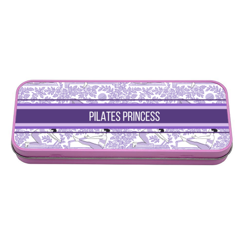 PILATES PRINCESS - tin pencil case by Lilly Rose