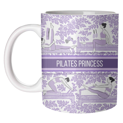 PILATES PRINCESS - unique mug by Lilly Rose