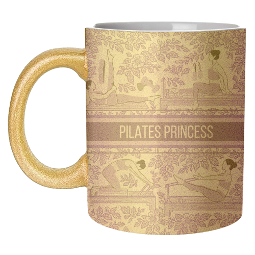 PILATES PRINCESS - unique mug by Lilly Rose