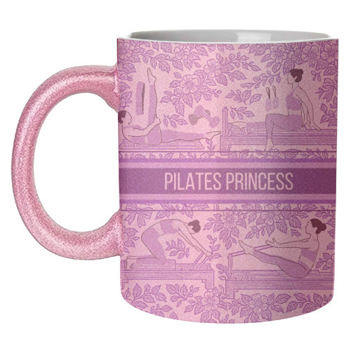 PILATES PRINCESS - unique mug by Lilly Rose