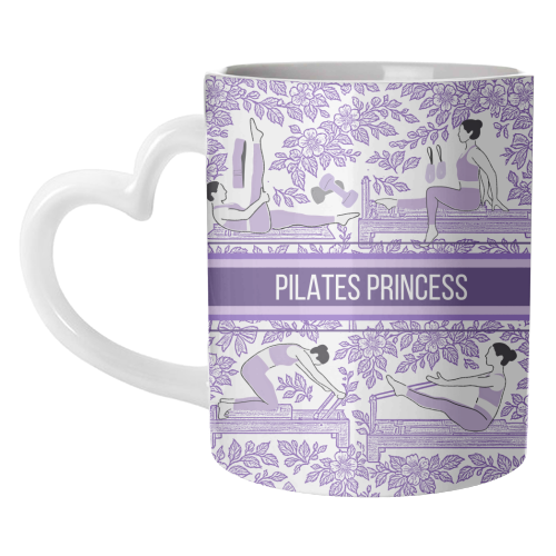 PILATES PRINCESS - unique mug by Lilly Rose