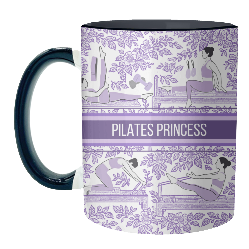 PILATES PRINCESS - unique mug by Lilly Rose