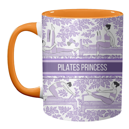 PILATES PRINCESS - unique mug by Lilly Rose