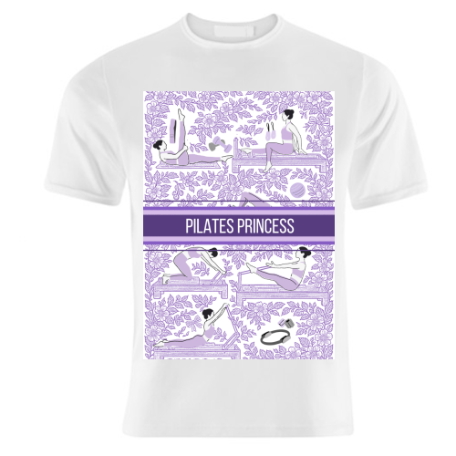 PILATES PRINCESS - unique t shirt by Lilly Rose