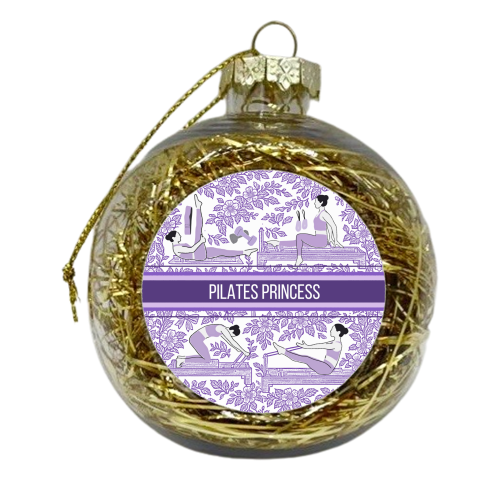 PILATES PRINCESS - xmas bauble by Lilly Rose