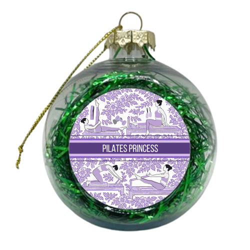 PILATES PRINCESS - xmas bauble by Lilly Rose