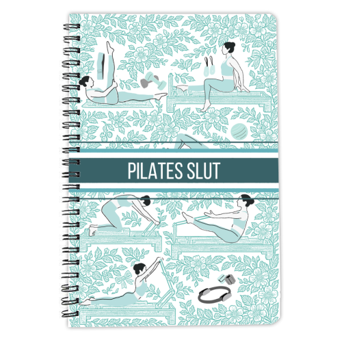 Pilates Slut - personalised A4, A5, A6 notebook by Lilly Rose