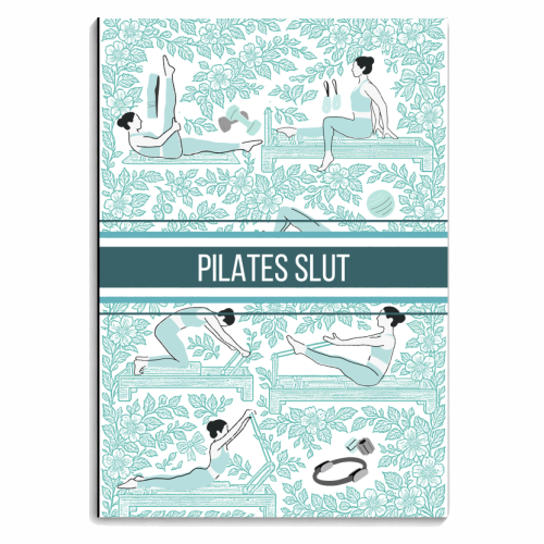 Pilates Slut - personalised A4, A5, A6 notebook by Lilly Rose