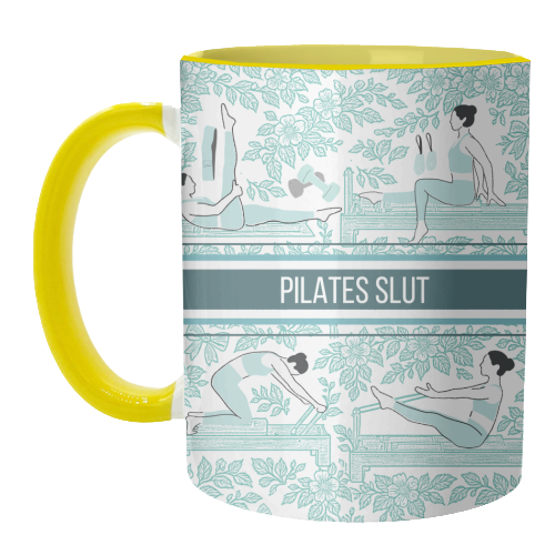 Pilates Slut - unique mug by Lilly Rose