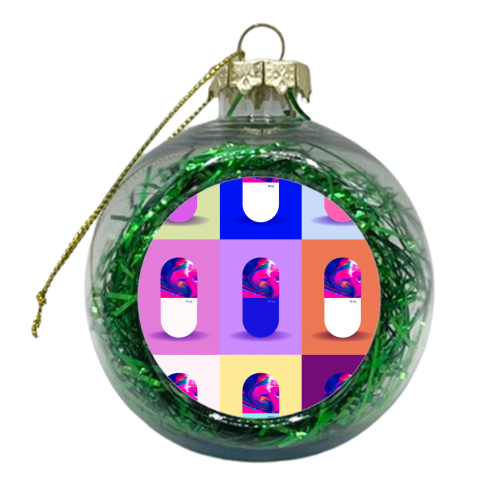 Pills Pills Pills - xmas bauble by OhMC! Designs