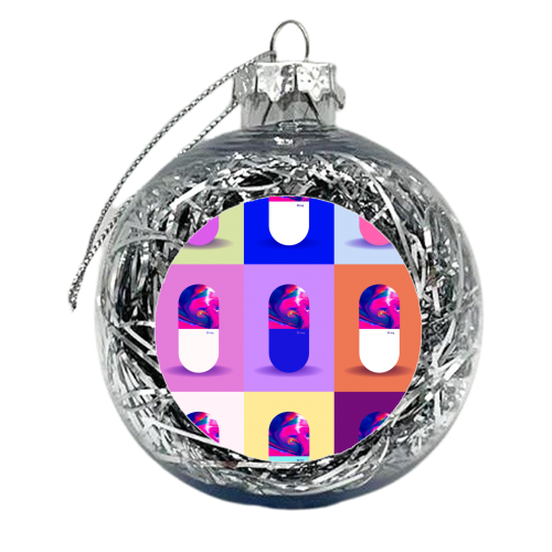 Pills Pills Pills - xmas bauble by OhMC! Designs