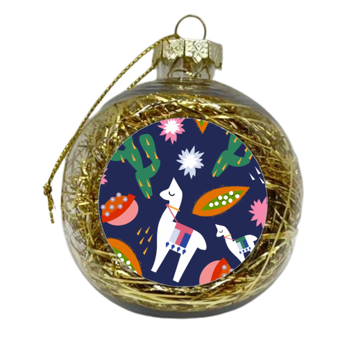Piñata - xmas bauble by Natasha Troy