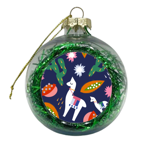 Piñata - xmas bauble by Natasha Troy
