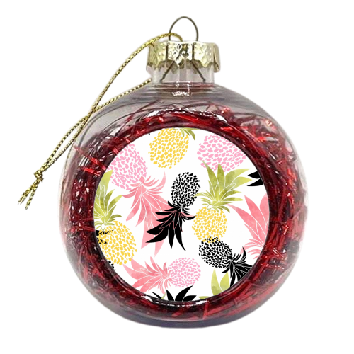 Pineapples - xmas bauble by Uma Prabhakar Gokhale